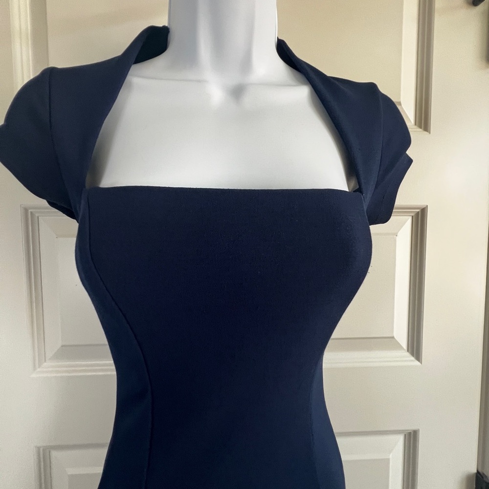 WINDSOR π NAVY π Sheath Dress size XS - Picture 3 of 5